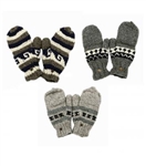 WOOL BLEND GLOVES