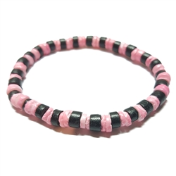 BRACELET, THIN BRAIDED MULTI COLOR