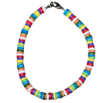 BRACELET, THIN BRAIDED MULTI COLOR