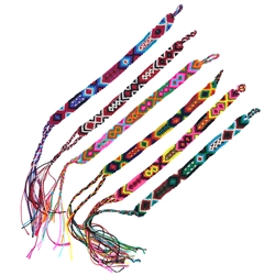 FINE WEAVE THIN COTTON FRIENDSHIP BRACELET